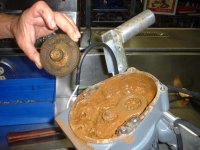 Oil change being shown on a Berkel e222 Touch of Italy
